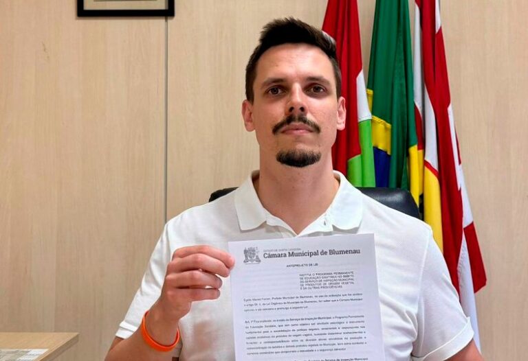 Do perigo à prevenção: vereador propõe medidas contra intoxicação por metanol em Blumenau